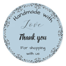 Tampas florais azuis.