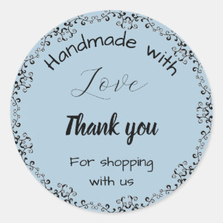 Adesivo Tampas florais azuis.