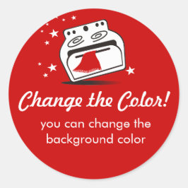 Adesivo Tampões para brinde de cozinhar de fogão dançante