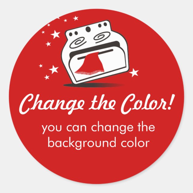 Adesivo Tampões para brinde de cozinhar de fogão dançante (Frente)