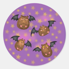 Adesivo Tampões redondos de fofinho, bonitos