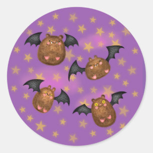 Adesivo Tampões redondos de fofinho, bonitos