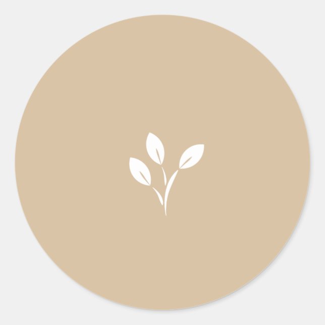 Adesivo Tan, Folha, Folhas, gráfico, logotipo (Frente)