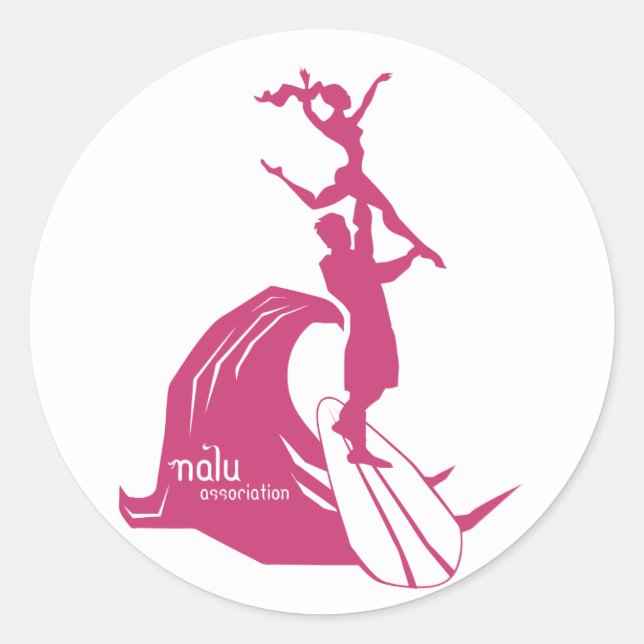 Adesivo Tandem Surfing Sticker Pinky (Frente)