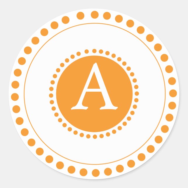 Adesivo Tangerina - selos personalizados de envelopes (Frente)