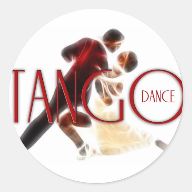 Adesivo Tango Dance rojo (Frente)