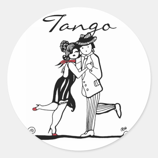 Adesivo Tango Dancers (Frente)
