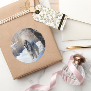 Adesivo Tanque afegão deixa nevar o Natal