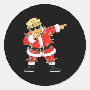 Adesivo Tanque Santa Trump Natal Dab Xmas Homens Mulheres