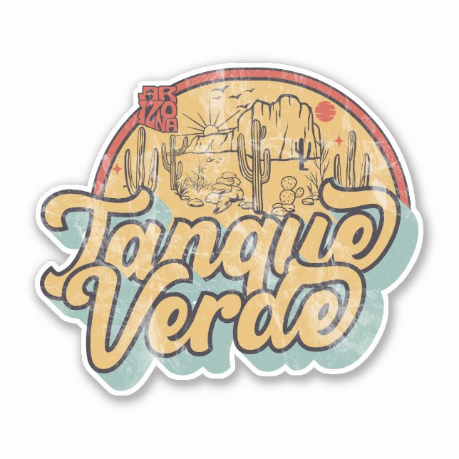 Adesivo Tanque Verde, Arizona  (Frente)