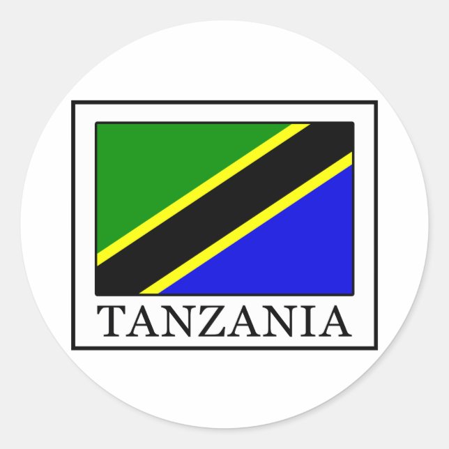 Adesivo Tanzânia (Frente)