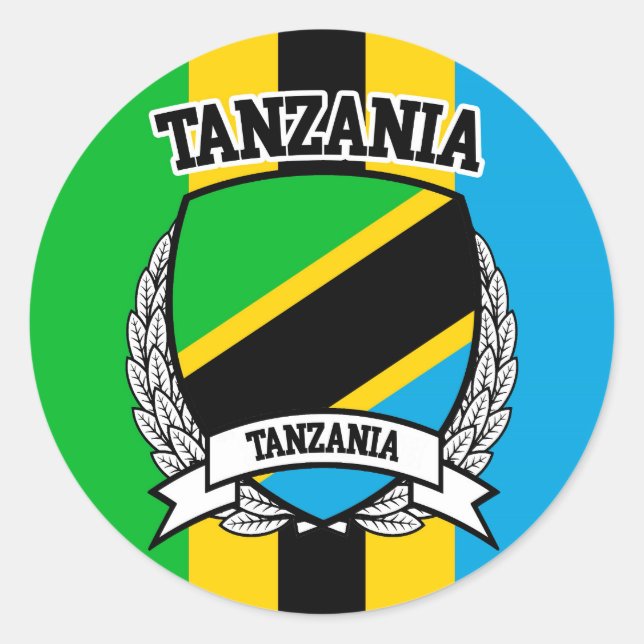 Adesivo Tanzânia (Frente)
