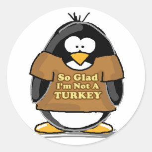 Adesivo Tão contente eu não sou um pinguim de Turquia