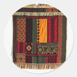Adesivo Tapeçaria Africana com Padrões Culturais