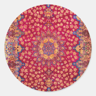 Adesivo Tapete Floral Persa Decorativo Vintage