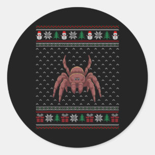 Adesivo Tarantula Vestindo Santa Hat Ugly Xmas Tarantula L