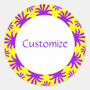 Adesivo Tarde do Triffids Modelo - Amarelo