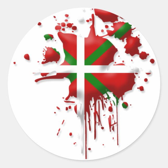 Adesivo tarefa bandeira Basca Euskadi (Frente)