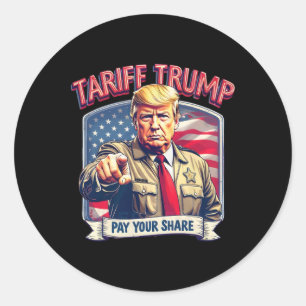 Adesivo Tarifa Engraçada, Trump Paga Sua Parte