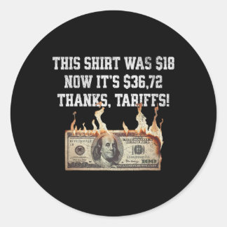 Adesivo Tarifado Para Cima! Trump China Meme Tee - 104% En