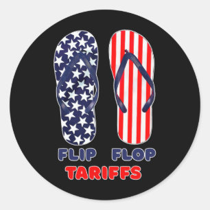 Adesivo Tarifas de sacudir Inundável Anti-Trump Tee Merch