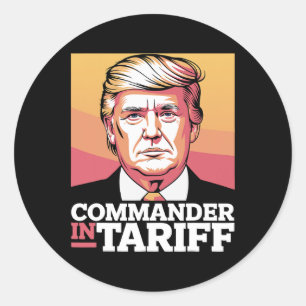 Adesivo Tarifas Promovem Disfunção Política - Donald J Tr