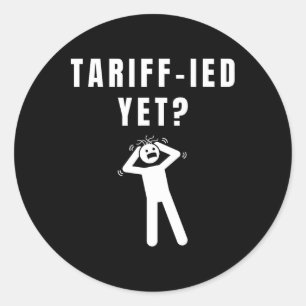 Adesivo Tarifas Tarifárias Aterrorizadas Engraçadas Anti-T
