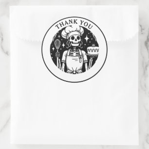 Adesivo Tarot Baker Chef Black White Produto
