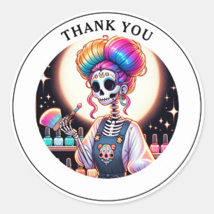 Adesivo Tarot Nail Technician Obrigado