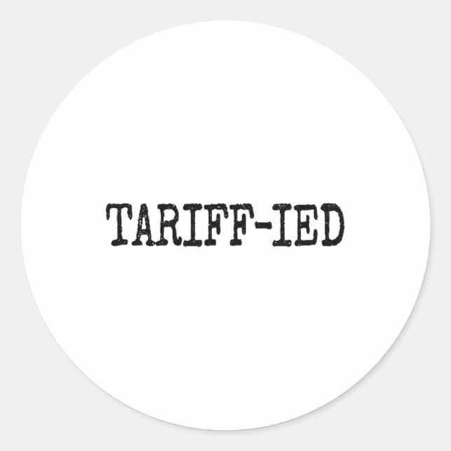 Adesivo Tarrif Anti-Tarifa Terrificada (Frente)