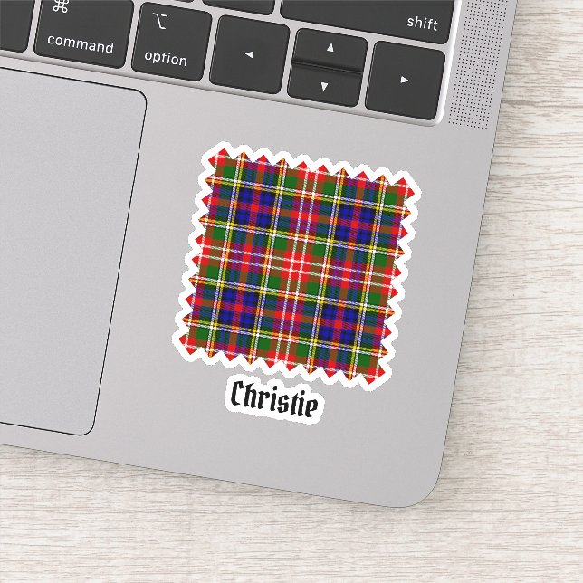 Adesivo Tartan do Clã Christie (Detalhe)