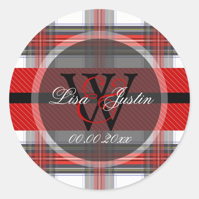 Adesivo Tartan do clã PIxDezines (Frente)