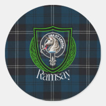 Tartan e Brasão do Clã Escocês Ramsay