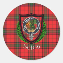 Tartan e Brasão do Clã Escocês Seton