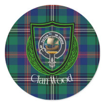 Tartan e Brasão do Clã Escocês Wood