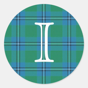 Adesivo Tartan escocês de Irvine Irwin do clã com