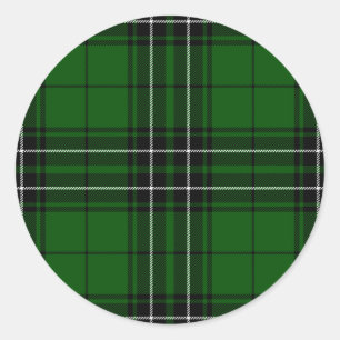 Adesivo Tartan escocês verde e preto de MacLean do clã