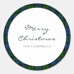Adesivo Tartan Militar de Campbell, Script Russo xadrez