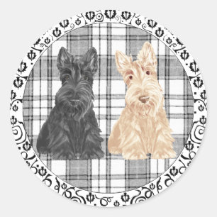 Adesivo Tartan Scotties