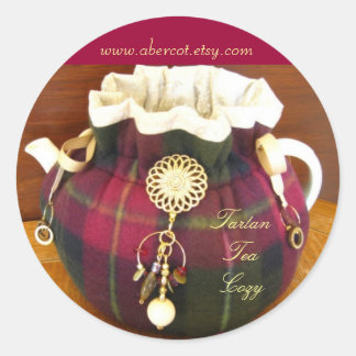 Adesivo Tartan Tea Cozy Stickers