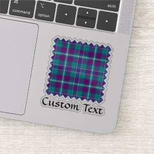 Adesivo Tartan verde-marinho, roxo e azul