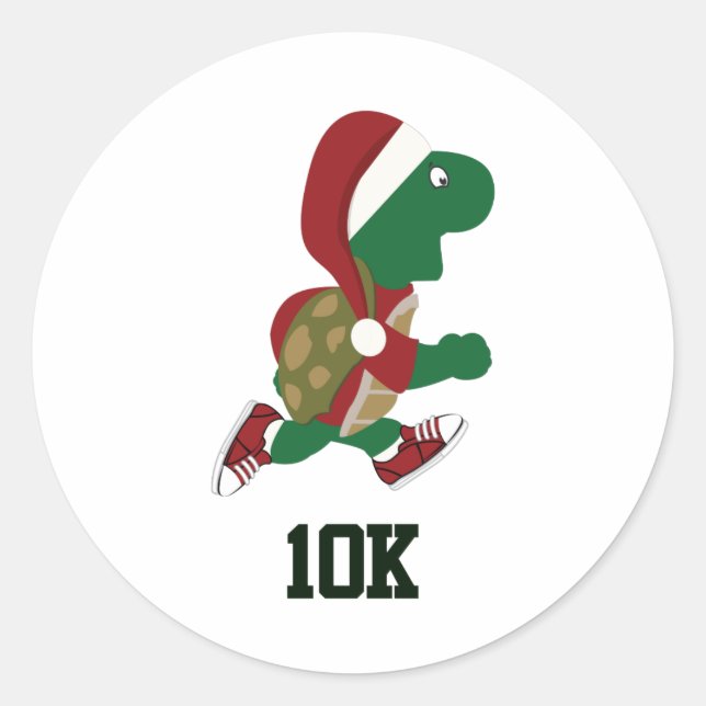 Adesivo Tartaruga Corrente de Natal 10K (Frente)