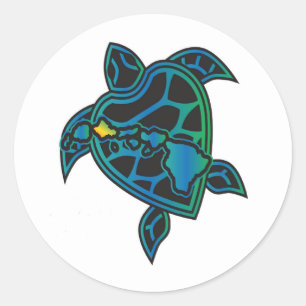 Adesivo Tartaruga das Ilhas Havaí