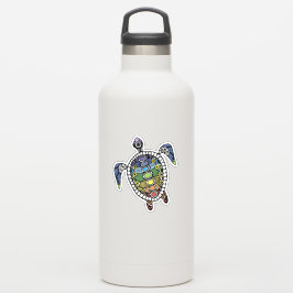 Adesivo Tartaruga de Encorajamento Chakras