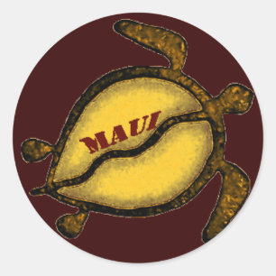 Adesivo Tartaruga de mar Maui de Havaí