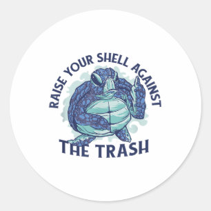 Adesivo Tartaruga de Proteção Ambiental do Oceano _1