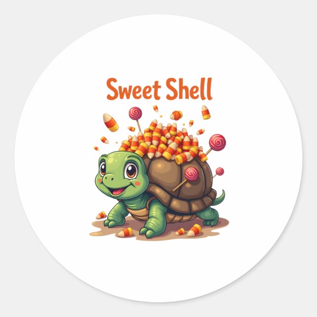 Adesivo Tartaruga de Shell Candy (Frente)