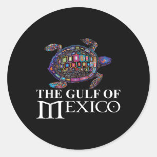 Adesivo Tartaruga Do Mar Gráfico Do Golfo Do México Nunca