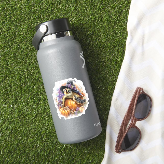 Adesivo Tartaruga do Mar Halloween (HydroFlask Insitu)