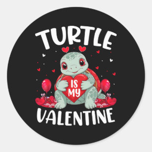 Adesivo Tartaruga É Meu Amor De São Valentim Corações Tart